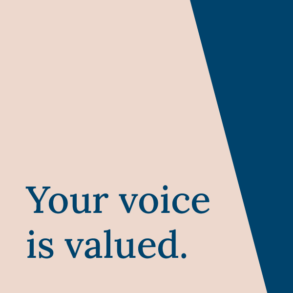 your voice is vital